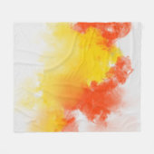 Aquarellfarben - Farben zusammenfassend Fleecedecke (Vorderseite (Horizontal))