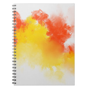 Aquarellfarben - Farben zusammenfassend Notizblock