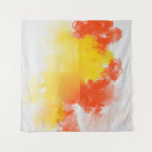 Aquarellfarben - Farben zusammenfassend Wandteppich (Vorderseite (Horizontal))