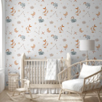 Aquarellfarben Fisces Zodiac-Kinderzimmer