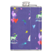 Aquarellfarben Flachmann (Rückseite)