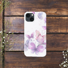 Aquarellfarben Fliegende Pastellschmetterlinge Case-Mate iPhone Hülle