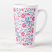 Aquarellfarben Flora-Muster Milchtasse (Rechts)