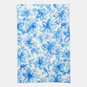 Aquarellfarben Floral Chintz Niedliches Muster Geschirrtuch (Vertikal)