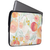 Aquarellfarben florales Muster Laptop SLeeve (Vorne Rechts)