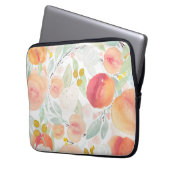 Aquarellfarben florales Muster Laptop SLeeve (Vorderseite Links)