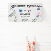 Aquarellfarben, florenrosa oder blau banner (InSitu)