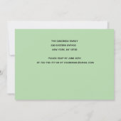 Aquarellfarben für Glück Einladung (Rückseite)