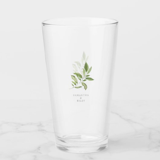 Aquarellfarben für Individuelle Namen der Bilderbu Glas (Vorderseite)