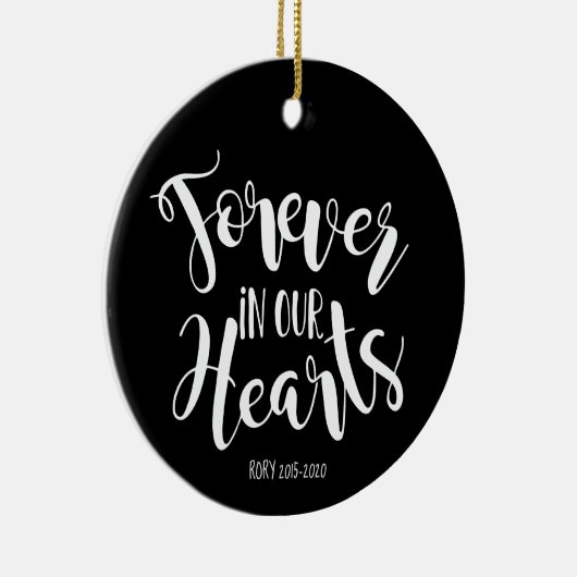 Aquarellfarben-Gedenkschmuck Keramik Ornament (Rechts)