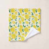 Aquarellfarben - gelb und grün badhandtuch set (Waschlappen)