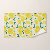 Aquarellfarben - gelb und grün badhandtuch set (Handtuch)