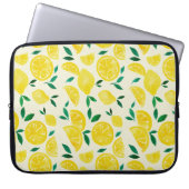 Aquarellfarben - gelb und grün laptopschutzhülle (Vorderseite)