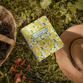 Aquarellfarben - gelb und grün notizblock