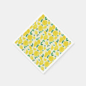 Aquarellfarben - gelb und grün serviette (Ecke)