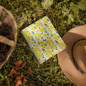 Aquarellfarben - gelbe und grüne Abbildung Notizblock