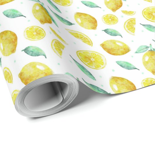 Aquarellfarben Geschenkpapier (Rolleneckpunkt)