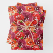 Aquarellfarben Geschenkpapier Set (Beispiel)