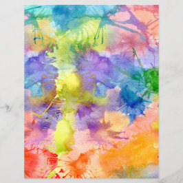 Aquarellfarben gestrichenes Papier