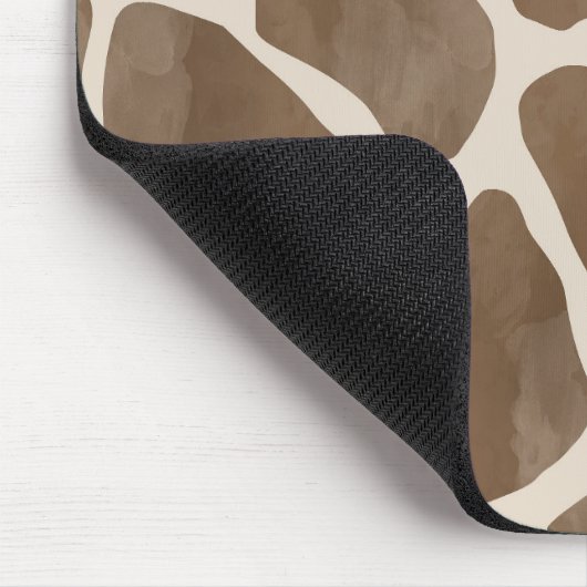 Aquarellfarben Giraffe Tierisches Muster Mousepad (Ecke)