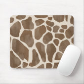 Aquarellfarben Giraffe Tierisches Muster Mousepad (Mit Mouse)