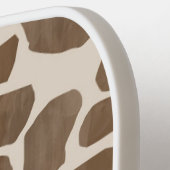 Aquarellfarben Giraffe Tierisches Muster Pickleball Schläger (Linke Seite)