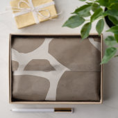 Aquarellfarben Giraffe Tierisches Muster Seidenpapier (Geschenk)