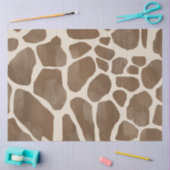 Aquarellfarben Giraffe Tierisches Muster Seidenpapier (Basteln)