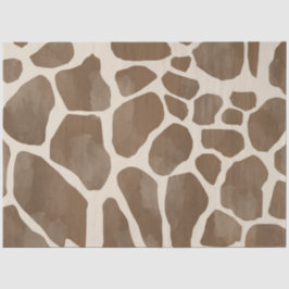 Aquarellfarben Giraffe Tierisches Muster Seidenpapier