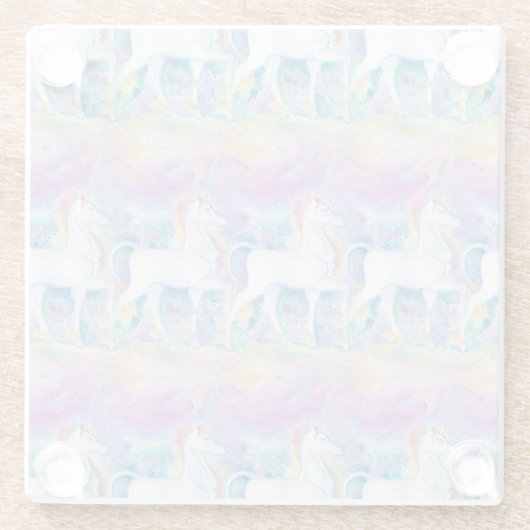 Aquarellfarben Glasuntersetzer (Rückseite)