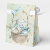 Aquarellfarben glücklich Ostern! Osterhase Geschenkschachtel (Rückseite)