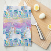 Aquarellfarben Handtuch (Viertel Falte)