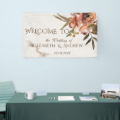 Aquarellfarben Herbst-Blume Banner (Messeveranstaltung)