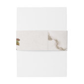 Aquarellfarben Herbst-Blume Einladungsbanderole (Rückseitenbeispiel)