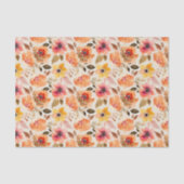 Aquarellfarben Herbst-Blume Seidenpapier (Vorderseite)