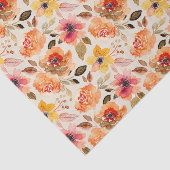 Aquarellfarben Herbst-Blume Seidenpapier (Ausschnitt)