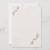 Aquarellfarben Herbst Blume UAWG Einladung (Rückseite)