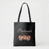 Aquarellfarben Herbst Elegance Bridesmaid Geschenk Tasche (Vorderseite)