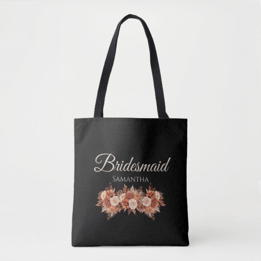Aquarellfarben Herbst Elegance Bridesmaid Geschenk Tasche (Vorderseite)