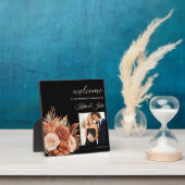 Aquarellfarben Herbst Elegance-Wedding- Fotoplatte (InSitu)