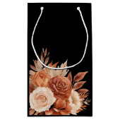 Aquarellfarben Herbst Elegance-Wedding- Kleine Geschenktüte (Rückseite)