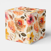 Aquarellfarben Herbst Party Geschenkschachtel (Rückseite)