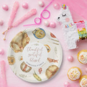 Aquarellfarben Herbst Türkei Erntedank Abendessen Pappteller (Party)