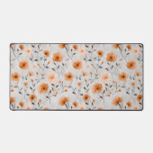 Aquarellfarben HerbstBlume Minimalistisch Botanisc Schreibtischunterlage (Vorderseite)