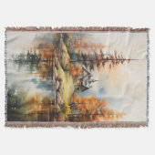 Aquarellfarben Herbstlandschaft Decke (Vorderseite)