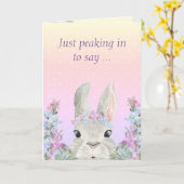 Aquarellfarben im Blumengarten - Osterkarte Karte (Gelbe Blume)