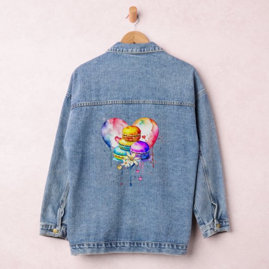 Aquarellfarben Jeansjacke (Hangar)