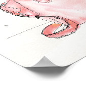 Aquarellfarben | Jetzt kaufen schreien später Poster (Ecke)