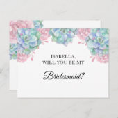 Aquarellfarben. Junggesellinnenabschiede Postkarte (Vorne/Hinten)