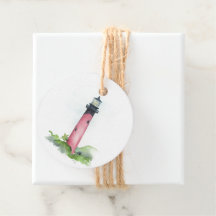 Aquarellfarben Jupiter Lighthouse Fvor Tags